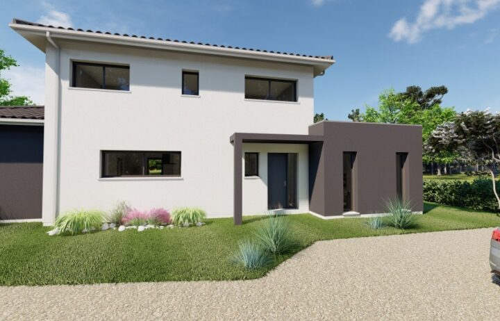 votre maison de 160m2 sur un terrain de 500m2 sur la commune de Le Taillan-Médoc au prix de 649000€ avec Alpha Constructions